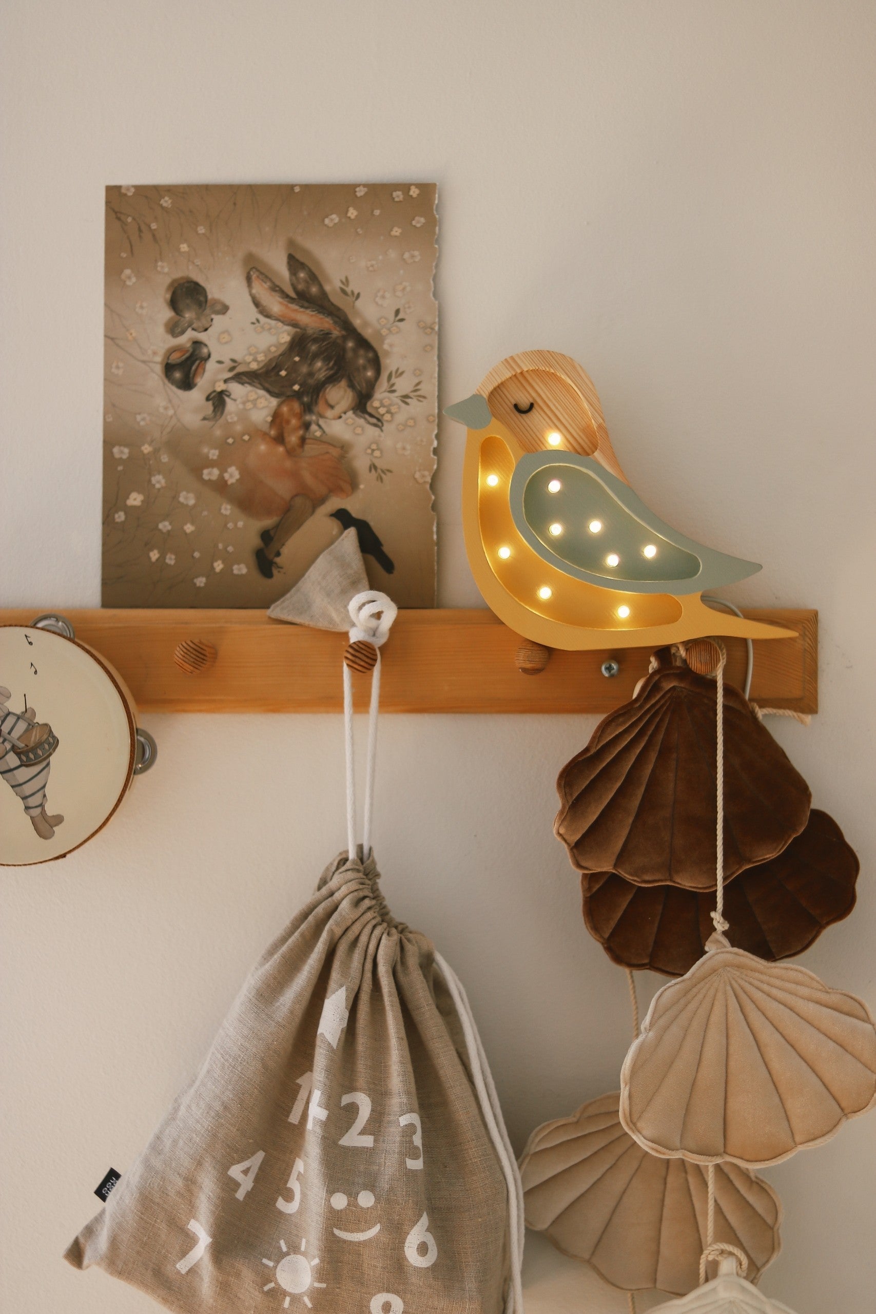Bird Mini Lamp for a Gloriously Gentle Bedtime Glow