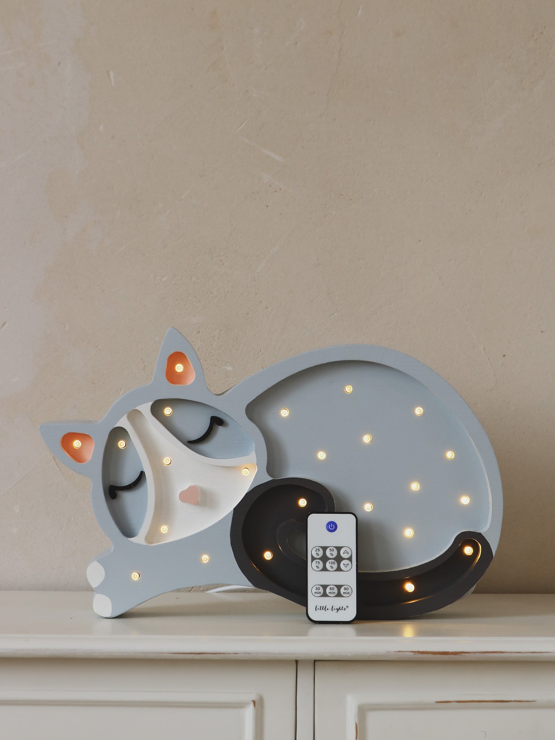 Cat Lamp for Children Room with Warm Night Light