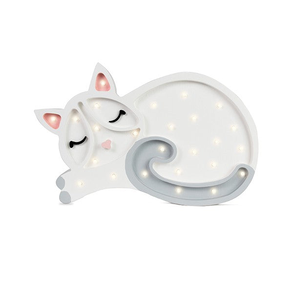 Cat Lamp for Children Room with Warm Night Light