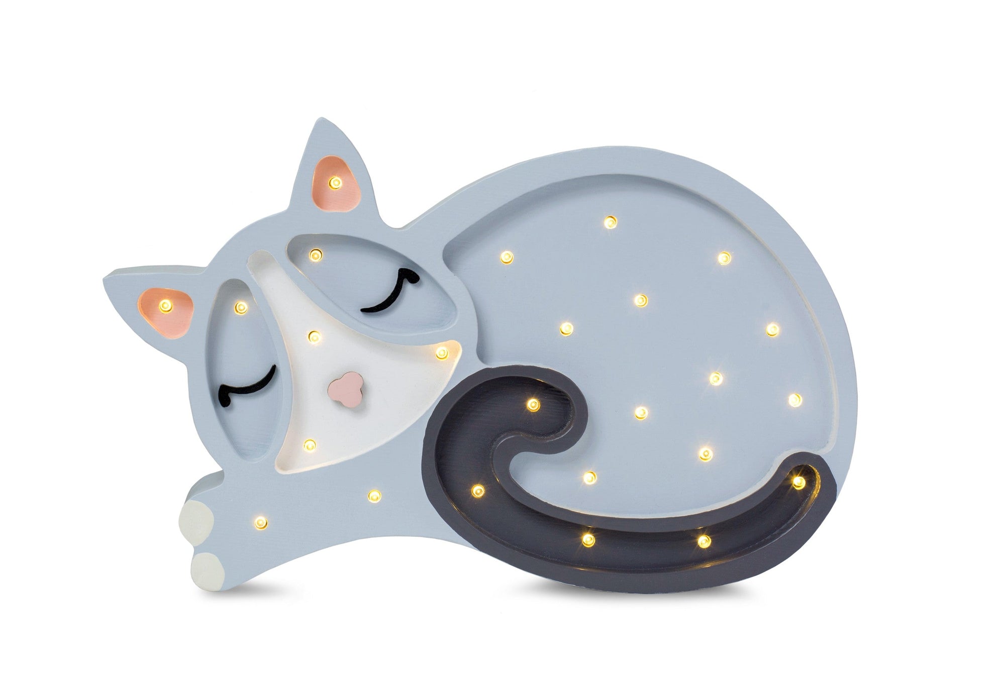Cat Lamp for Children Room with Warm Night Light
