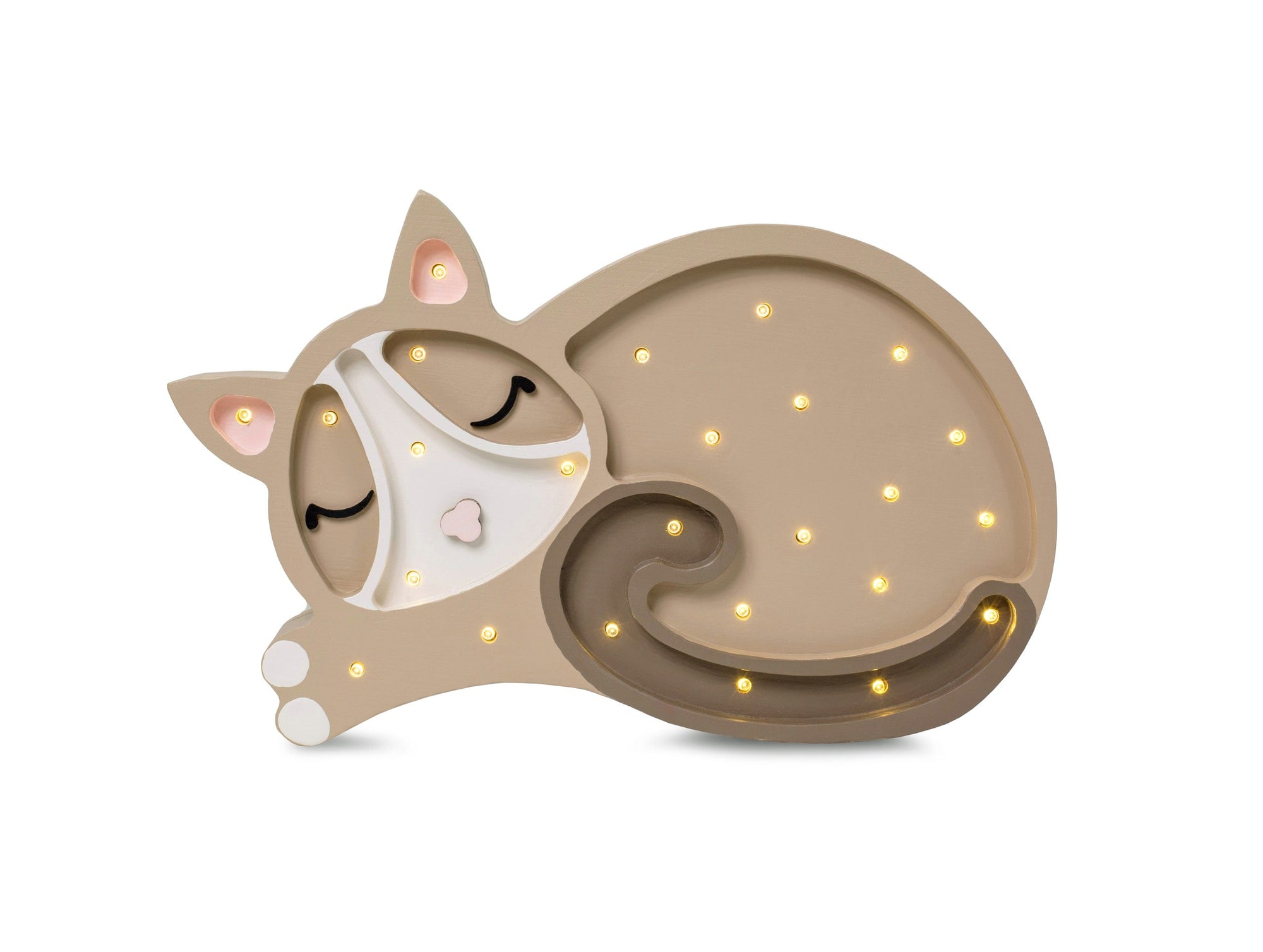 Cat Lamp for Children Room with Warm Night Light