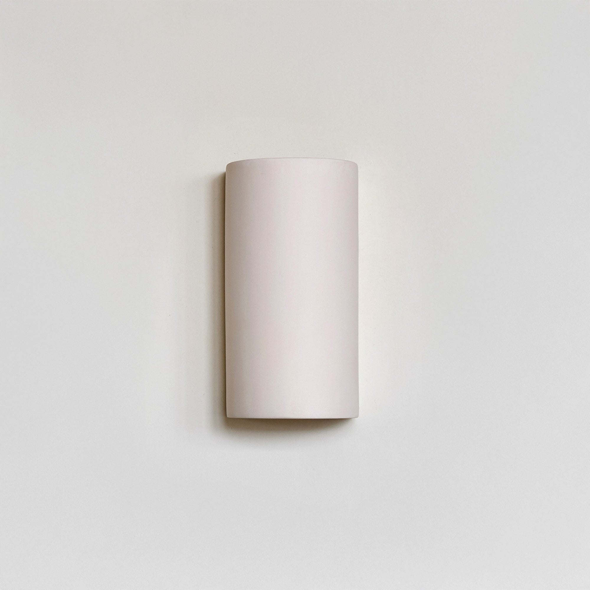 Curve Ceramic Wall Sconce in Extra Matte White