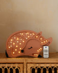 Deer Shaped Wooden Night Light for Children