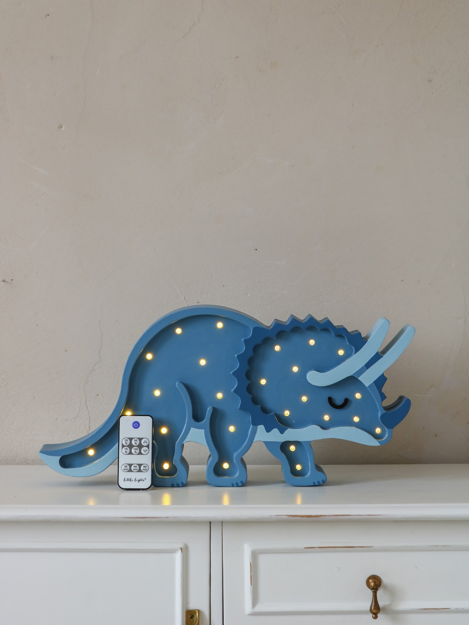 Dino Triceratops Lamp for Kids Room