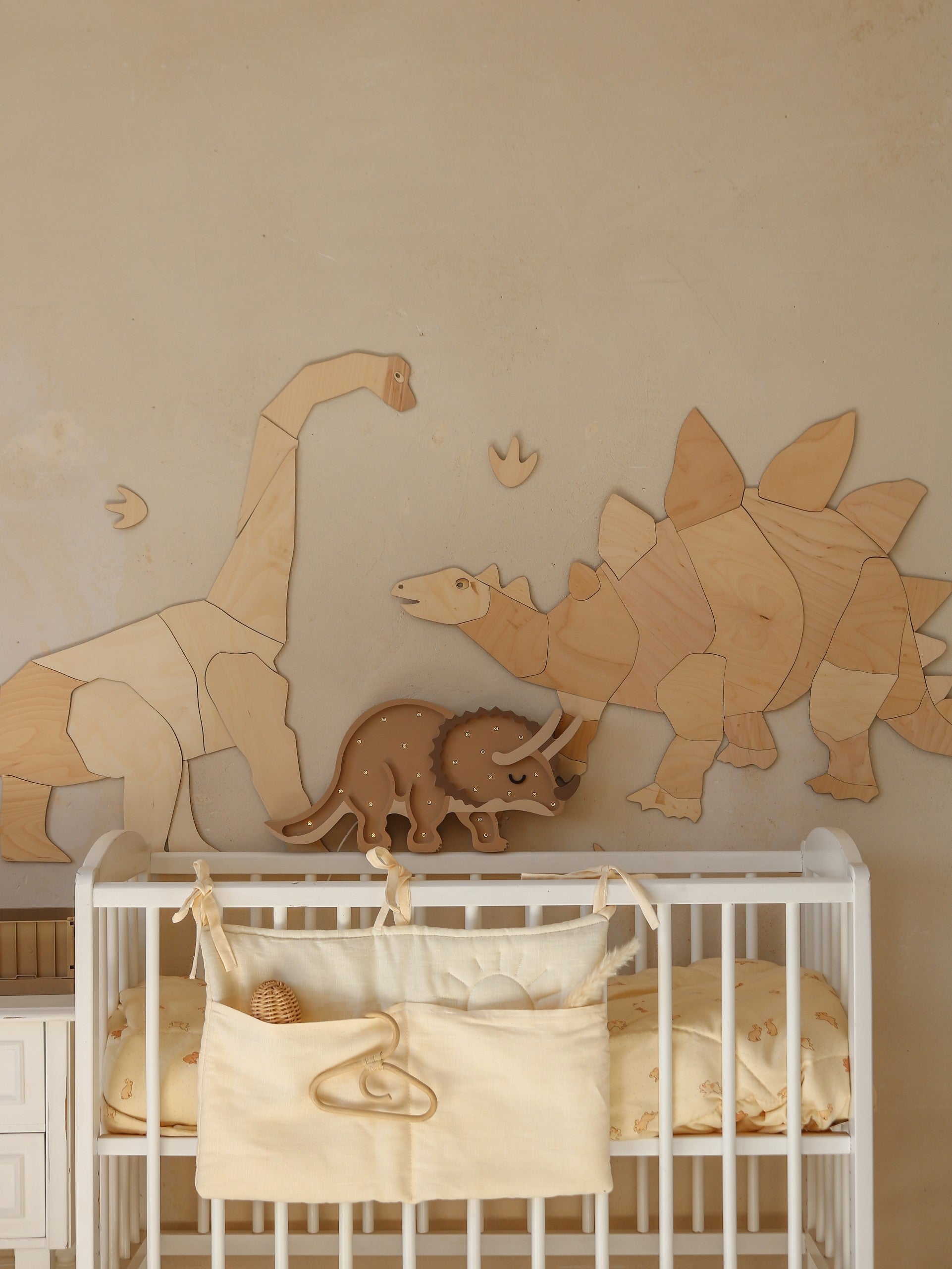 Dino Triceratops Lamp for Kids Room