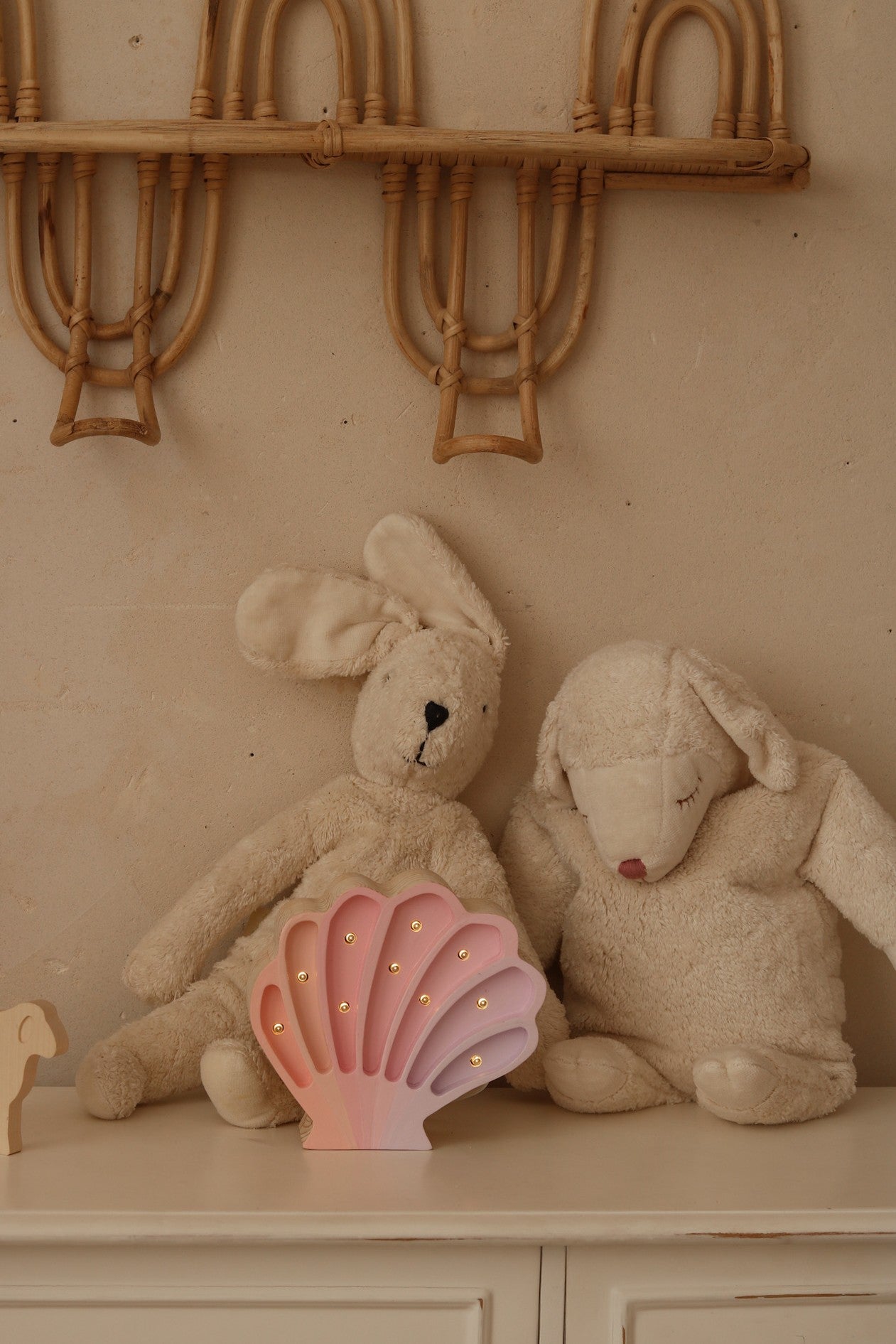 Seashell Lamp with Soft Glow for Children