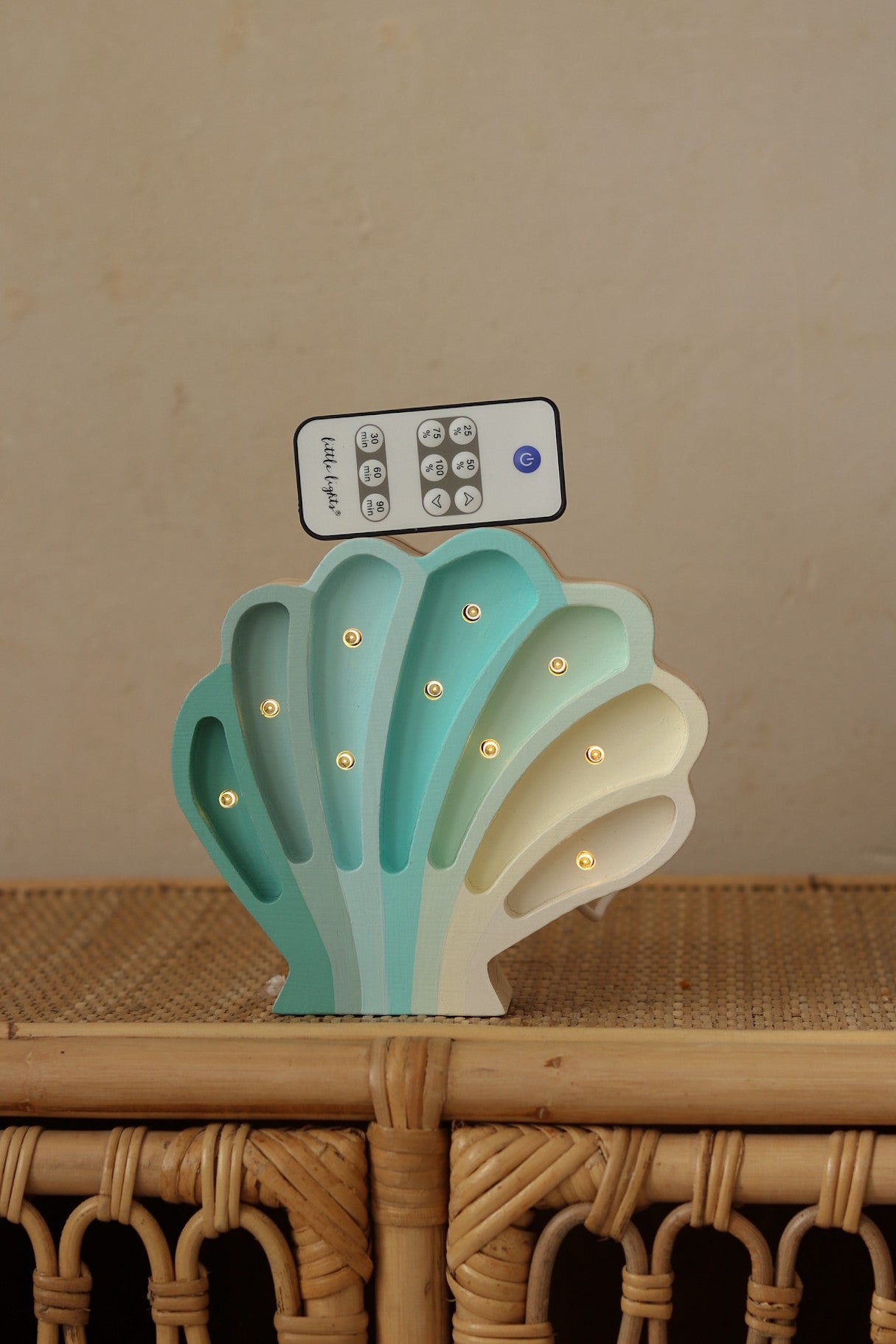 Seashell Lamp with Soft Glow for Children
