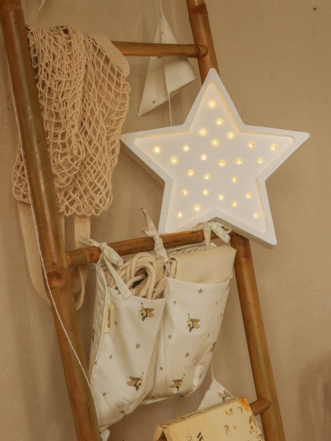 Star Lamp in Natural Pinewood Finish