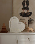 Heart Shaped Wooden Night Lamp
