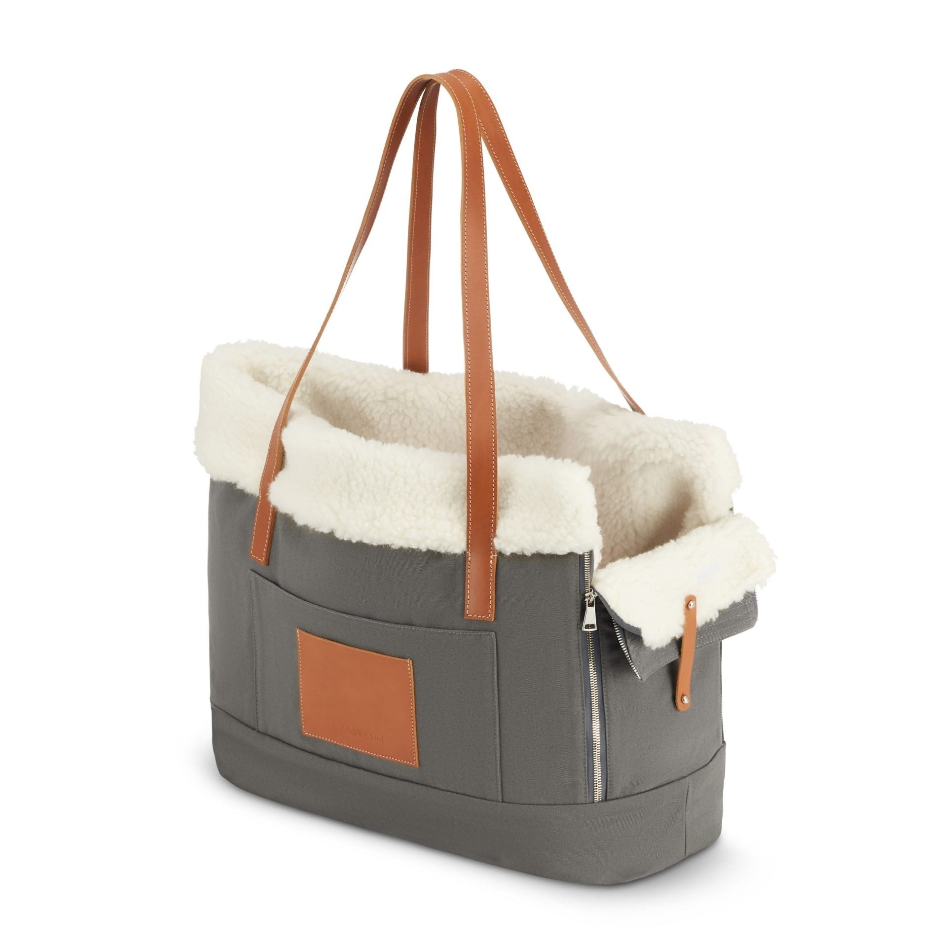 Grey Dog Carrier and Travel Bag