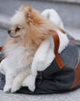 Grey Dog Carrier and Travel Bag
