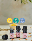 Live Calm Essential Oil Set with Peppermint, Lemon and Eucalyptus