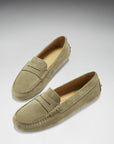 Women's Penny Driving Loafers, truffle suede