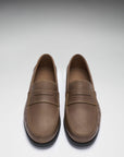 Boat Loafers, light brown leather