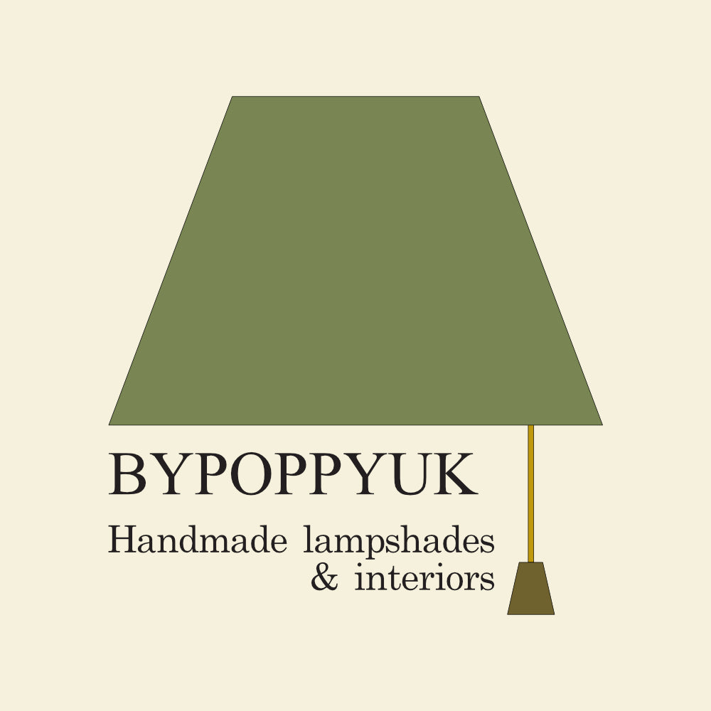 Navy Velvet Steep Empire Lampshade | Handmade Ceiling Light Shade | UK