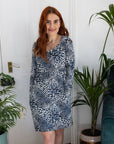 Petite Leopard Print Dress – Flattering Fit with Pockets | Skater Style