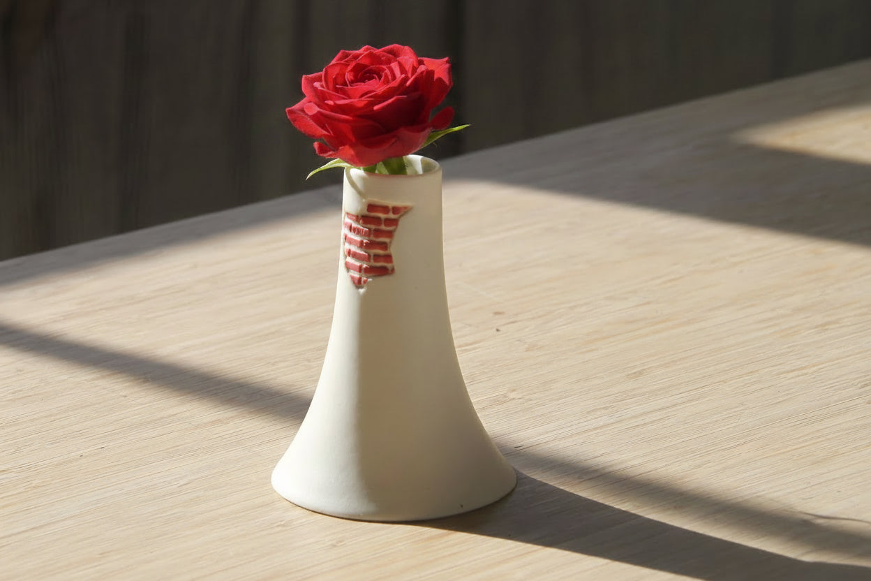 Ceramic Table Vase – Handmade Flower Holder