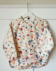 Long Sleeved Baby Bib - Vintage Circus