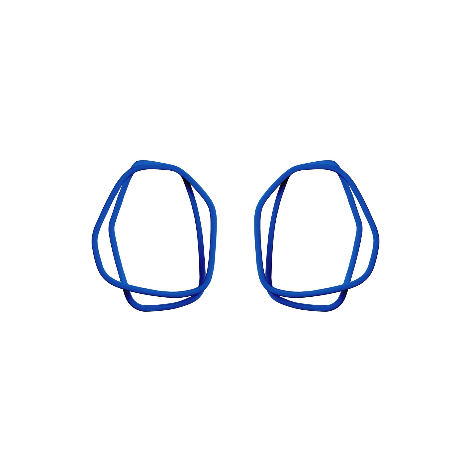 Organic Loop Earrings in Bright Petal Hues