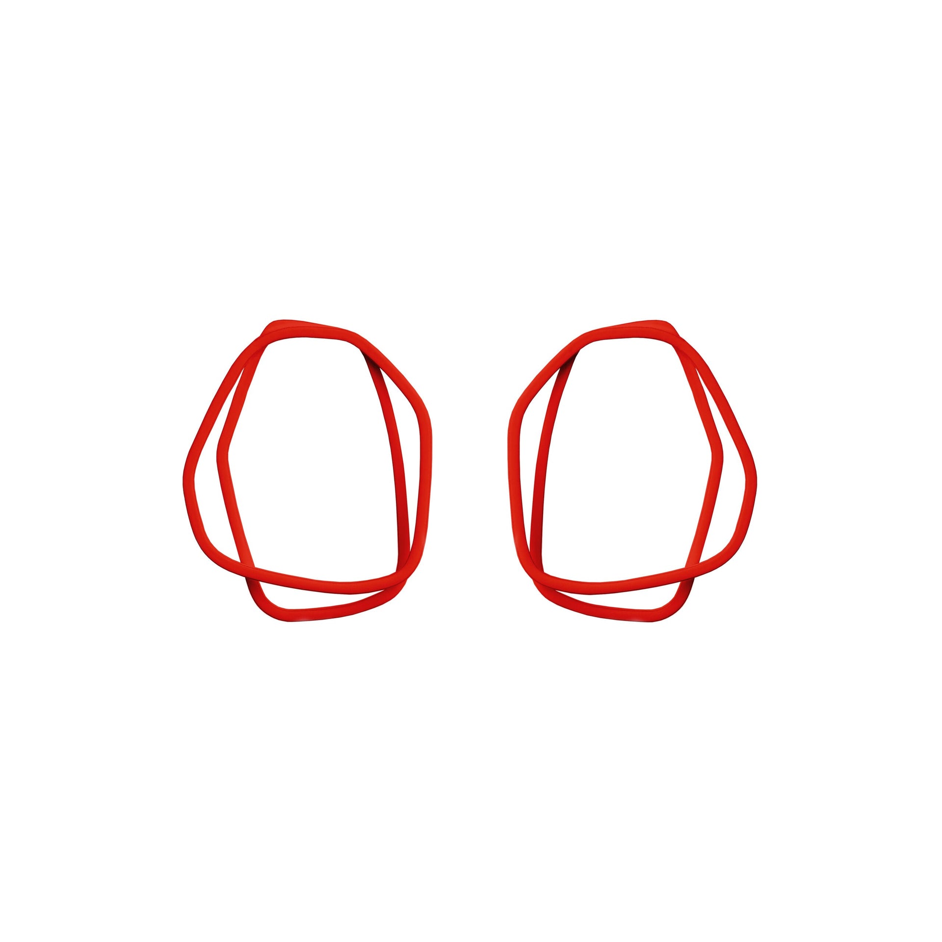 LOOPS Organic-Shaped Colorful Earrings - Light &amp; Handcrafted by Lisa Kroeber by Lisa Kroeber Jewellery at www.brixbailey.com