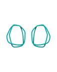 LOOPS Organic Shaped Colorful Earrings - Lightweight & Handcrafted in Estonia by Lisa Kroeber Jewellery at www.brixbailey.com