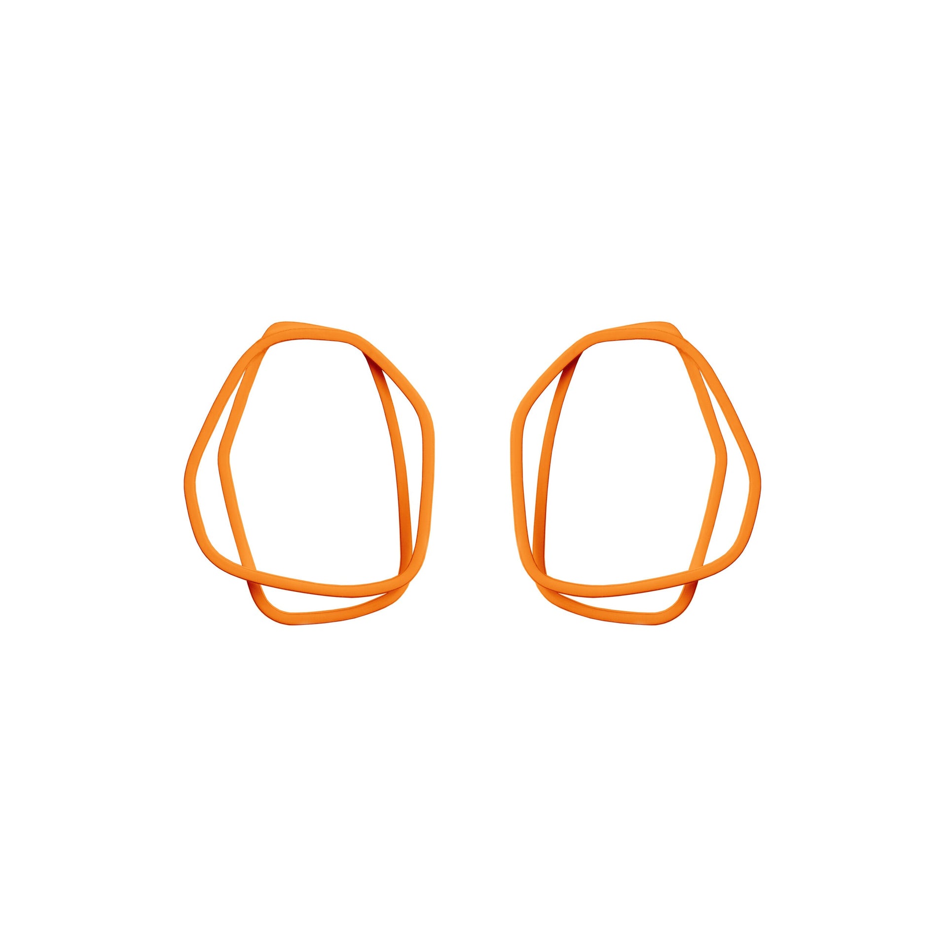 LOOPS Organic Shaped Colorful Earrings - Lightweight &amp; Handcrafted in Estonia by Lisa Kroeber Jewellery at www.brixbailey.com