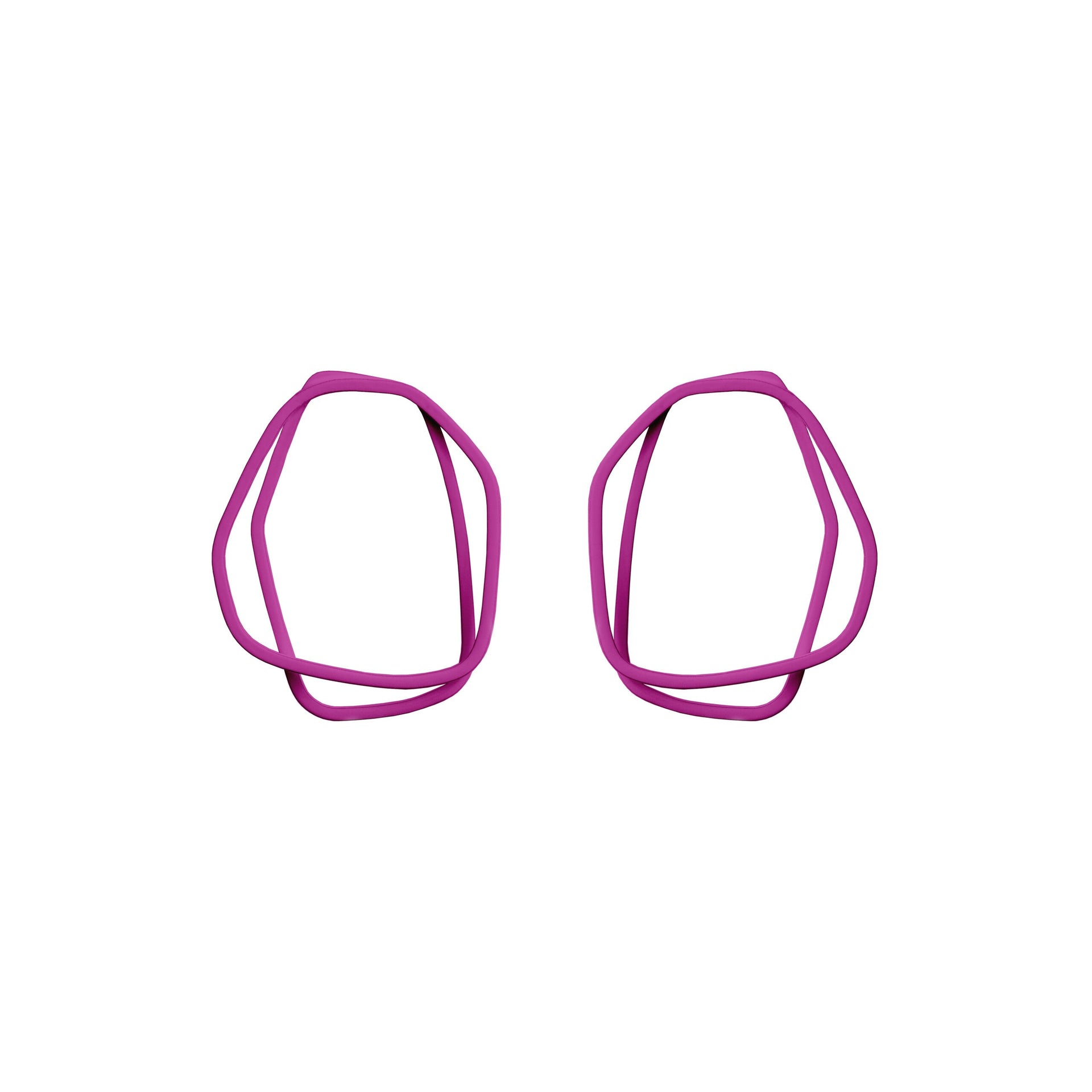 LOOPS Organic Shaped Colorful Earrings - Lightweight & Handcrafted by Lisa Kroeber Jewellery by Lisa Kroeber Jewellery at www.brixbailey.com