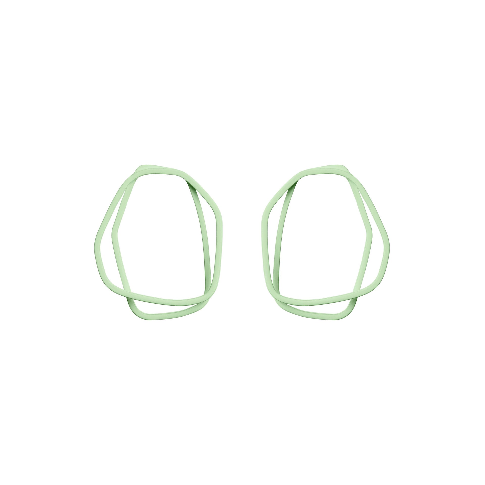 LOOPS Organic Shaped Earrings - Lightweight, Colorful &amp; Handcrafted by Lisa Kroeber Jewellery by Lisa Kroeber Jewellery at www.brixbailey.com