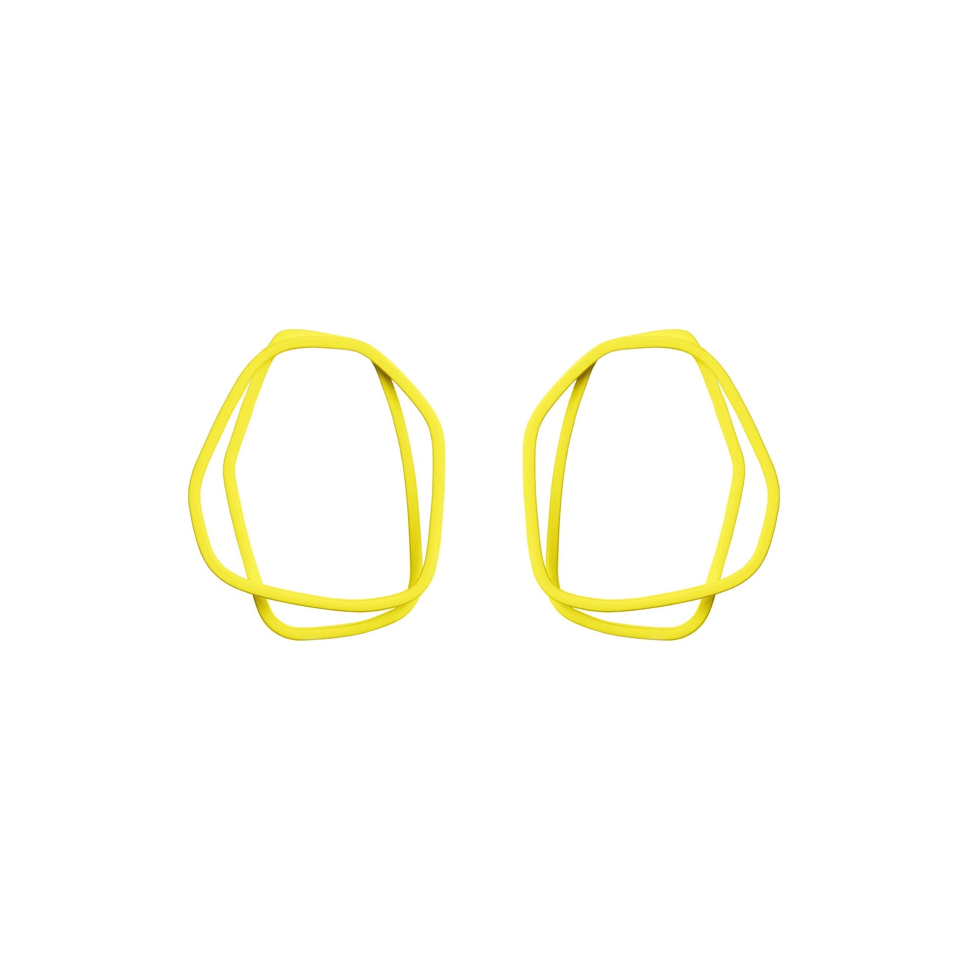 LOOPS Organic Shaped Earrings - Lightweight &amp; Colorful by Lisa Kroeber Jewellery by Lisa Kroeber Jewellery at www.brixbailey.com