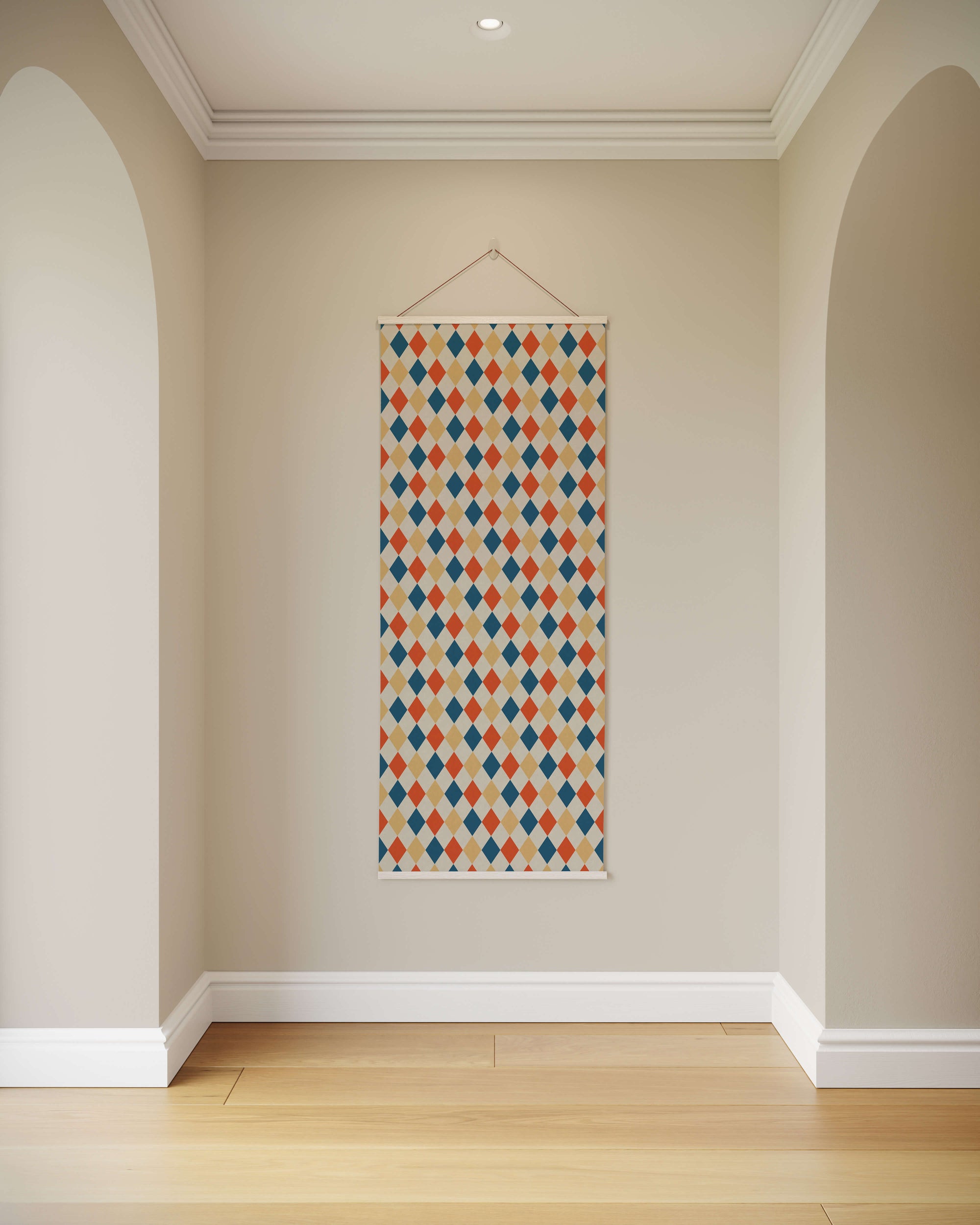 Harlequin Pattern Tapestry
