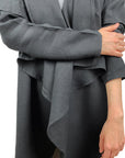 Lou Linen Cardigan Dark