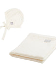 LOVE Gift Set For Baby - Blanket and Bonnet