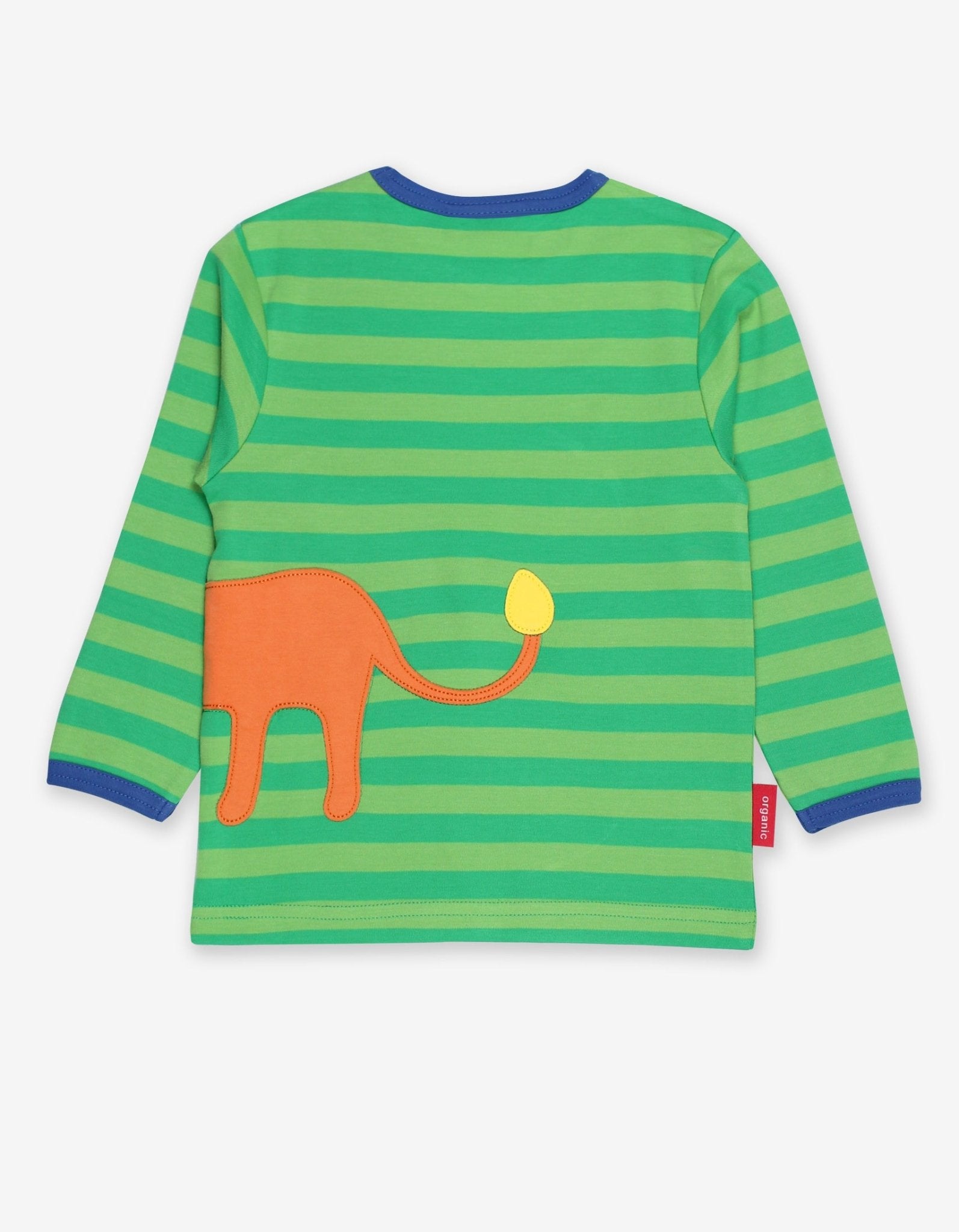 Luxury Organic Cotton Long Sleeve Shirt with Playful Jungle King Design and Snap Buttons for Easy Dressing by Toby Tiger at brixbailey.com