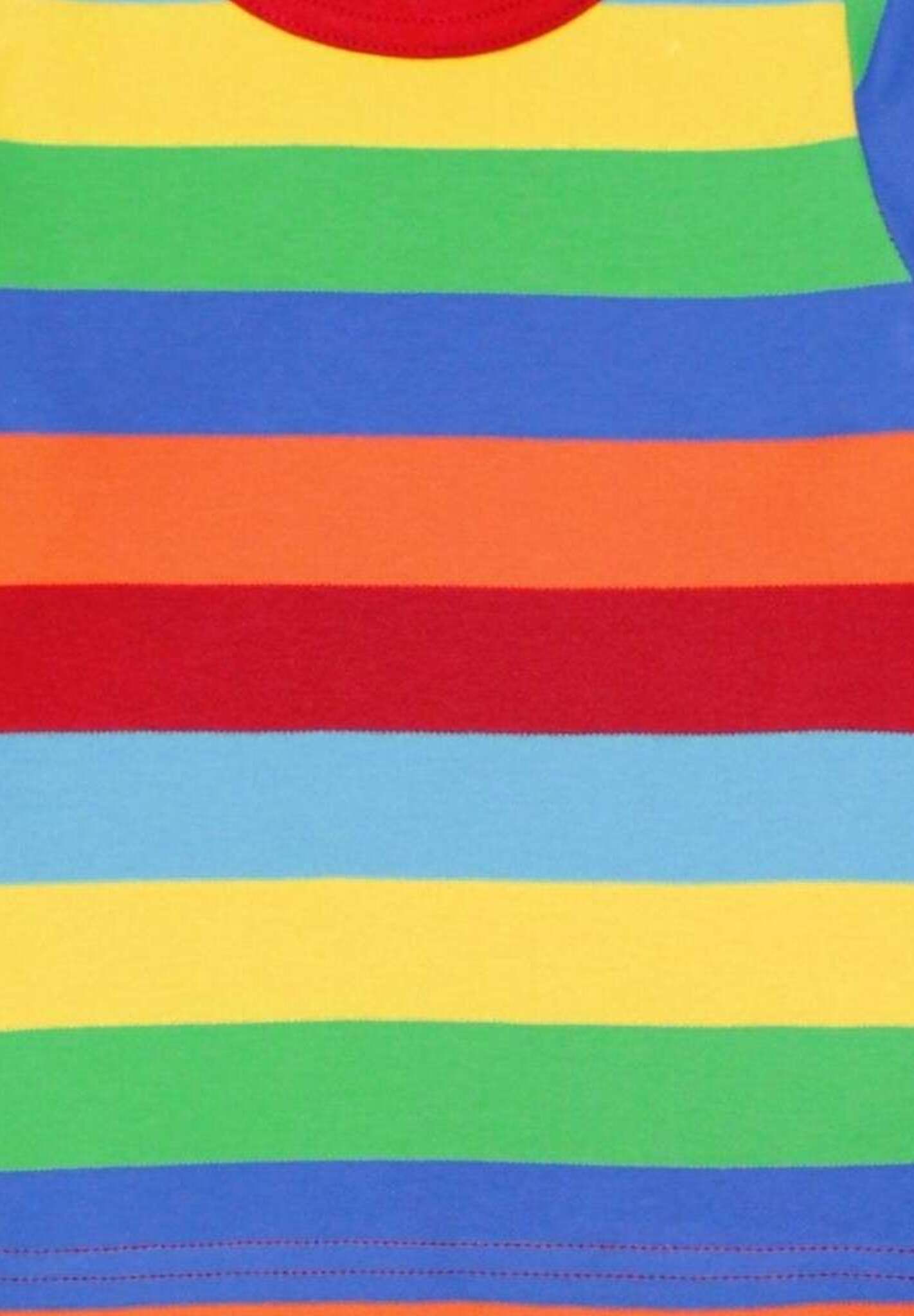 Classic Toby Tiger Striped Unisex Kids T-Shirt - Soft Organic Cotton, Fun Design, Eco-Friendly Dyes, Snap Neck for Easy Dressing by Toby Tiger at brixbailey.com