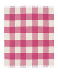 Lucy's Raspberry Checker Throw