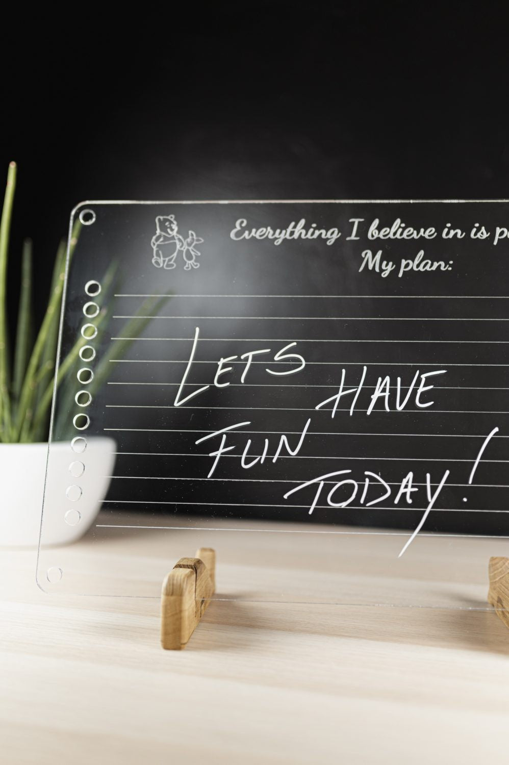 Acrylic Daily Planner for Children