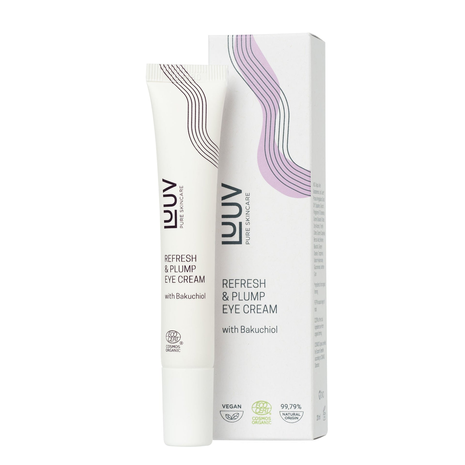 Refresh & Plump Eye Cream – Bakuchiol & Hyaluronic for Youthful Skin by LUUV at www.brixbailey.com