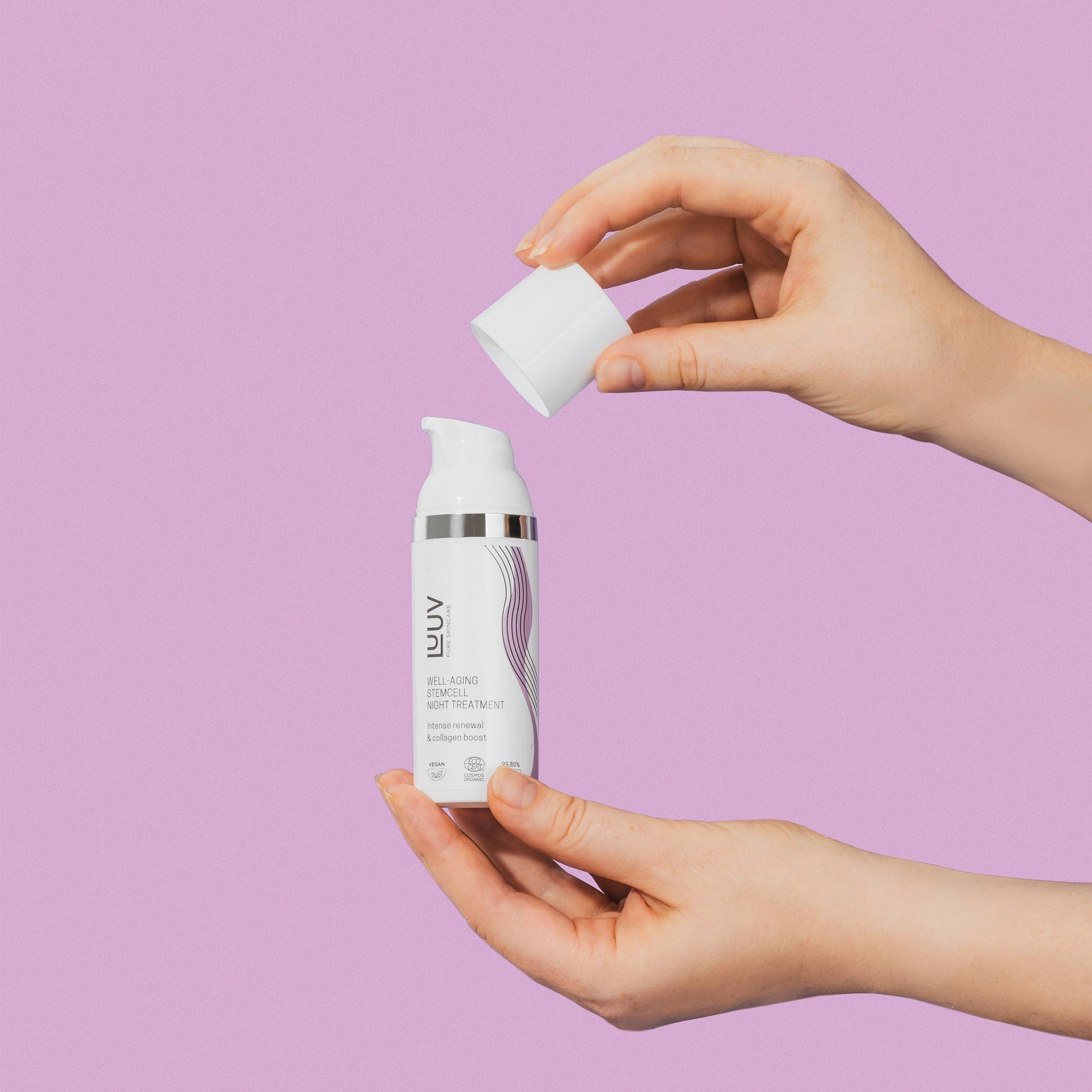 StemCell Night Treatment – Youthful Glow & Deep Hydration by LUUV at www.brixbailey.com