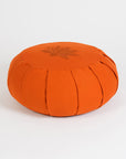 Yoga Studio GOTS Organic Cotton Round Lotus Zafu Buckwheat Cushion