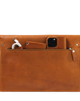 Leather Bag for MacBook with Adjustable Strap