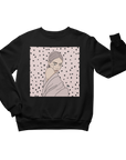Unisex Crewneck Sweatshirt with Playful Maddy Artwork