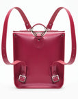 Handmade Leather City Backpack - Magenta