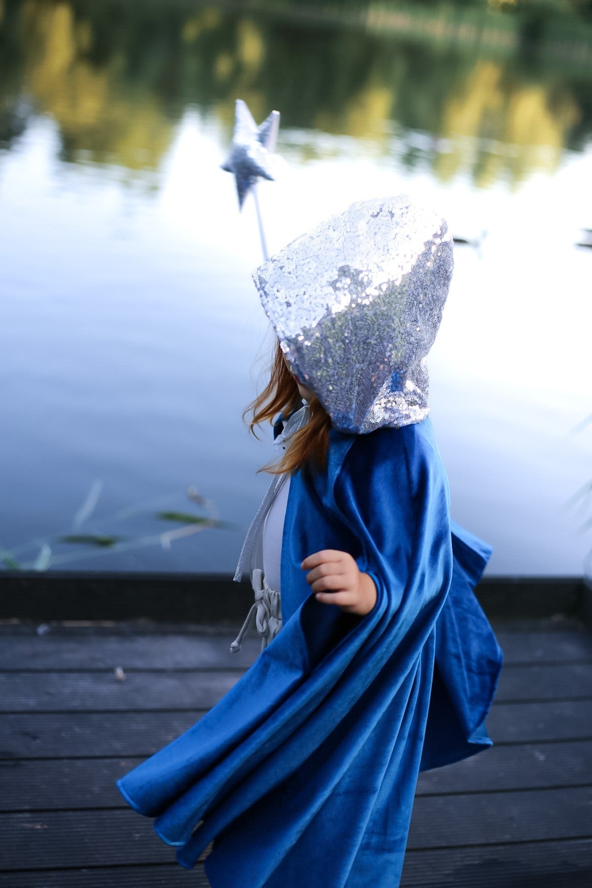 Enchanted Snow Queen Magic Cape Costume