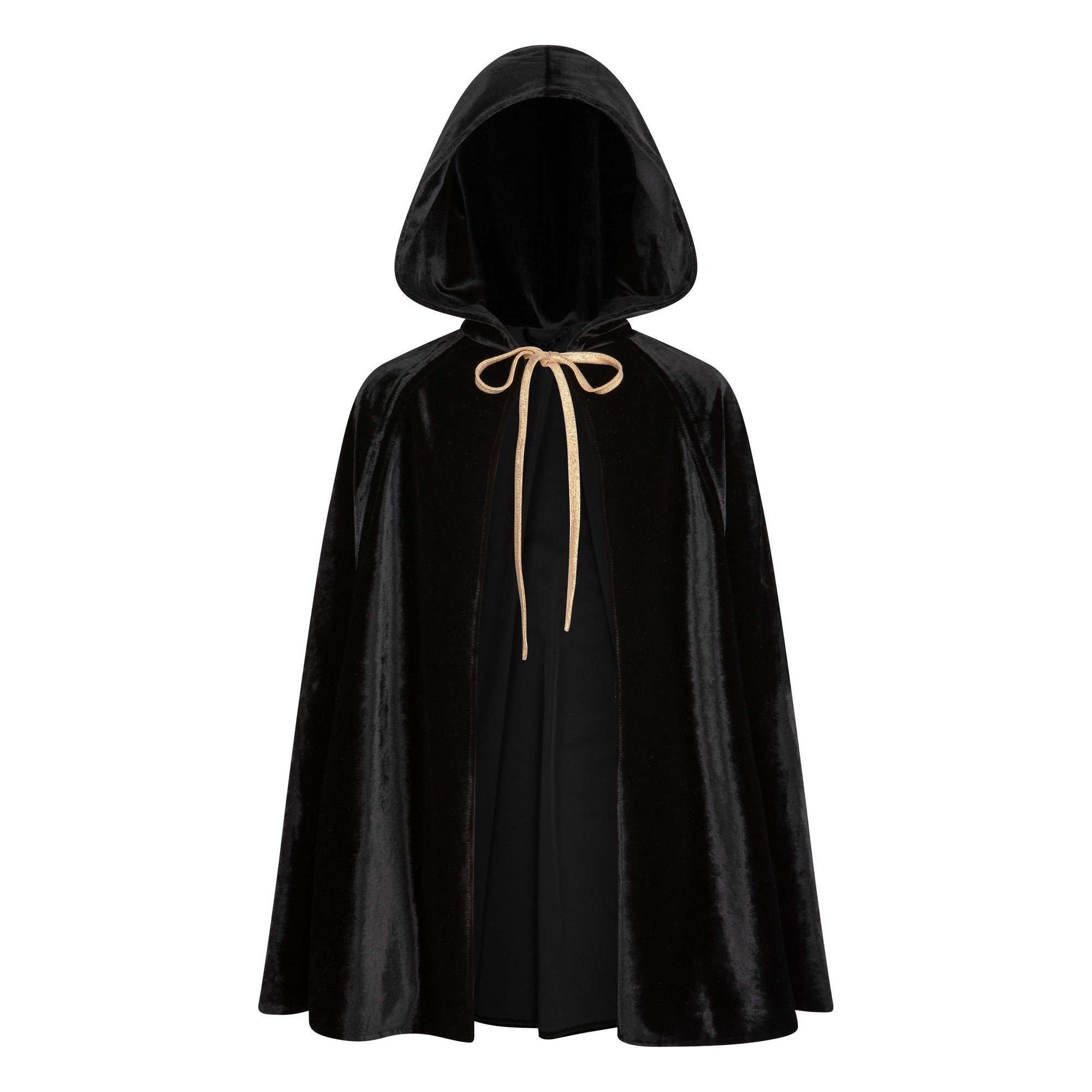 Enchanting Black Riding Hood Cape Costume