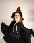 Enchanting Black Riding Hood Cape Costume
