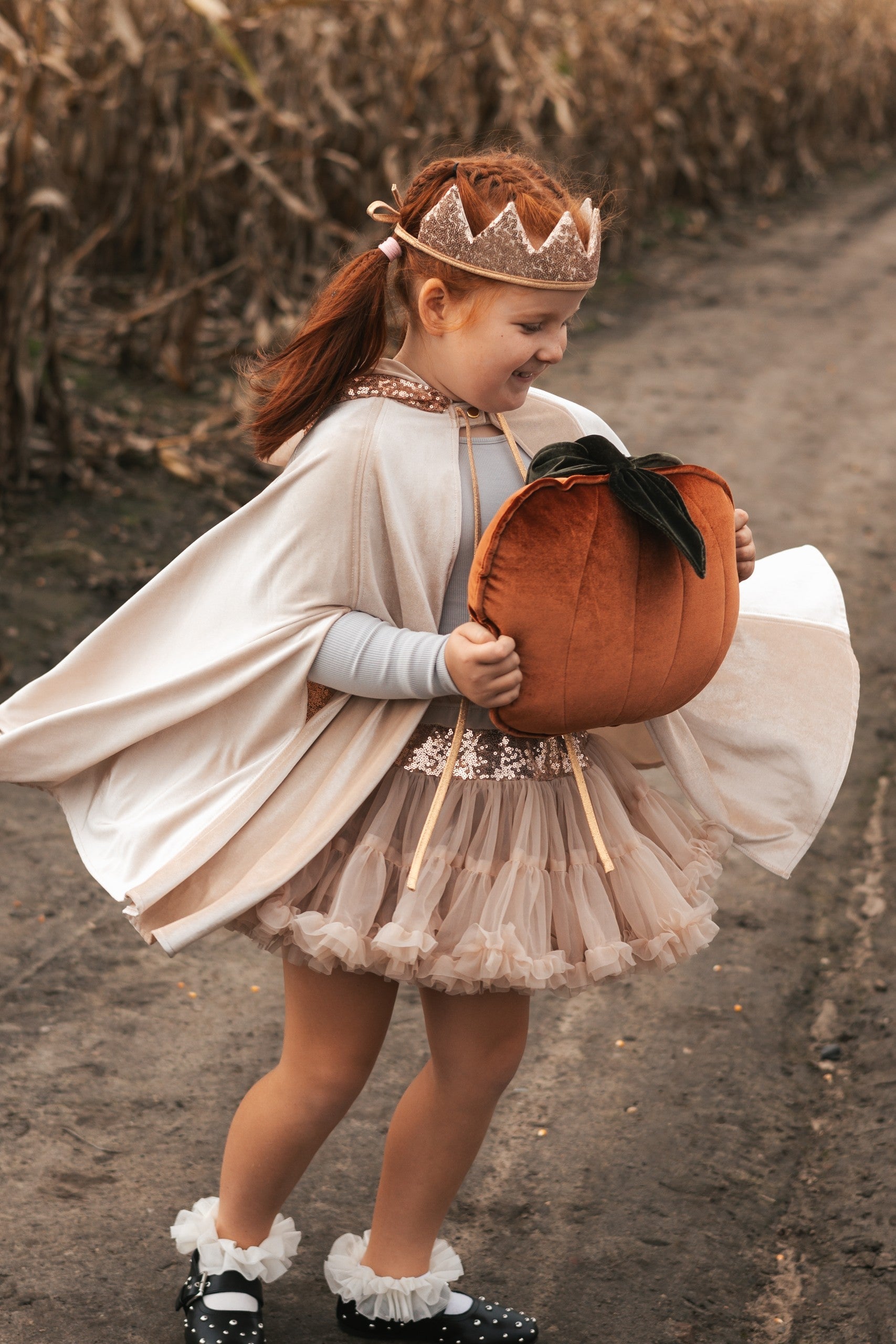 Cream Pearl Magic Cape Costume for Children