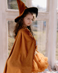Golden Cape with Hood for Kids