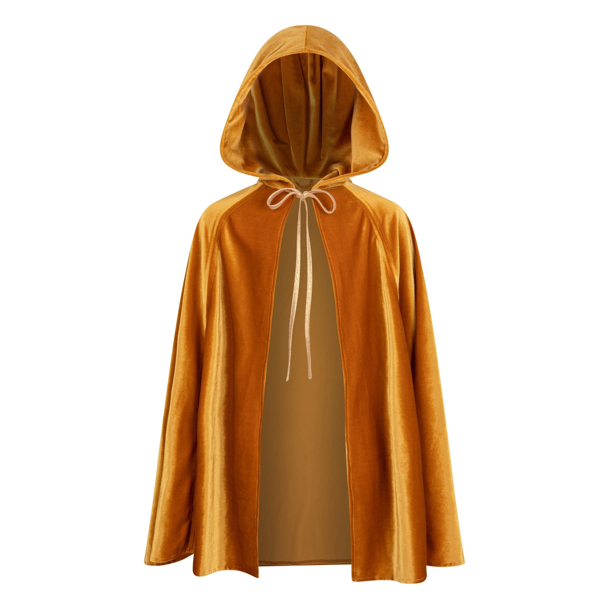 Golden Cape with Hood for Kids
