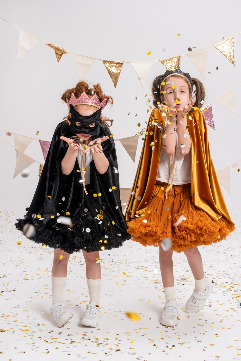 Golden Cape with Hood for Kids