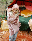 Enchanting Pink Riding Hood Cape Costume